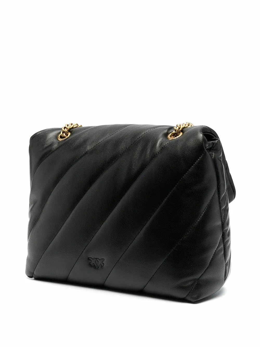 BIG LOVE BAG PUFF MAXI QUILT – black gold — фото 4