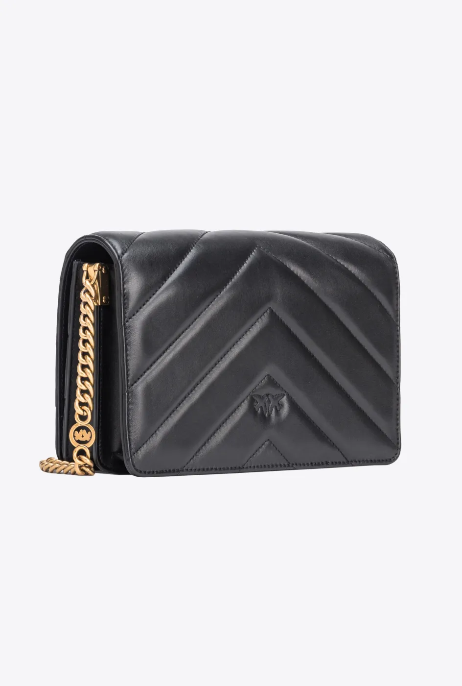 CLASSIC LOVE BAG CLICK BIG CHEVRON – black — фото 3