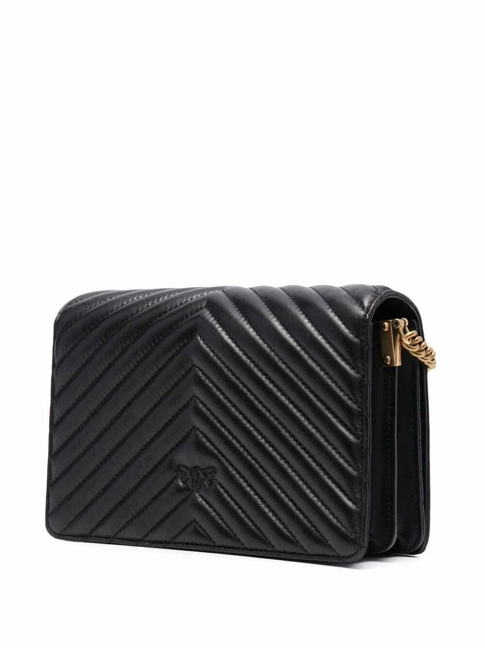 CLASSIC LOVE BAG CLICK CHEVRON – black — фото 4