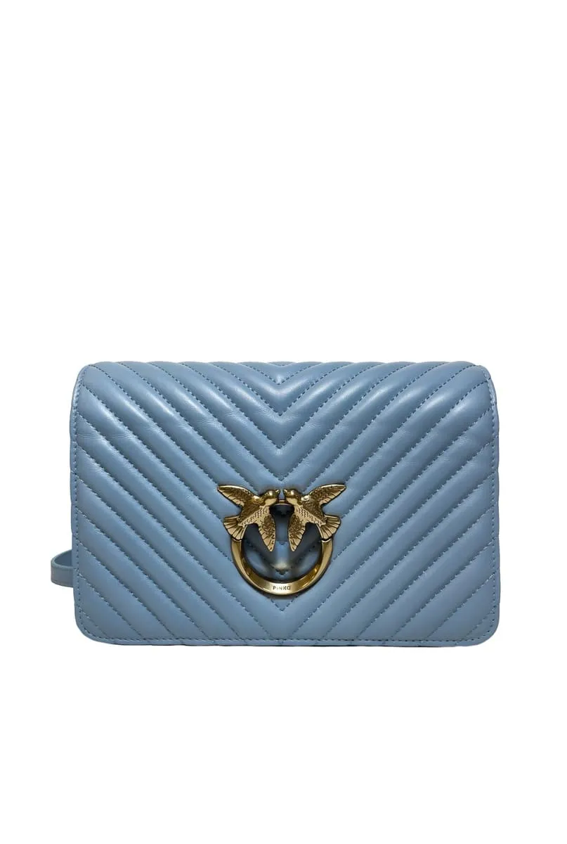 CLASSIC LOVE BAG CLICK CHEVRON – blue
