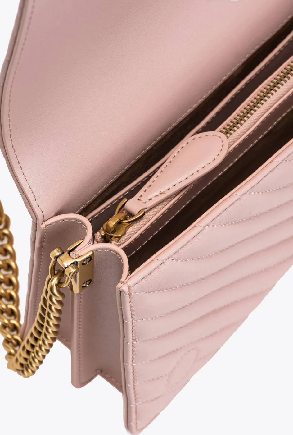 CLASSIC LOVE BAG CLICK CHEVRON – pink — фото 3
