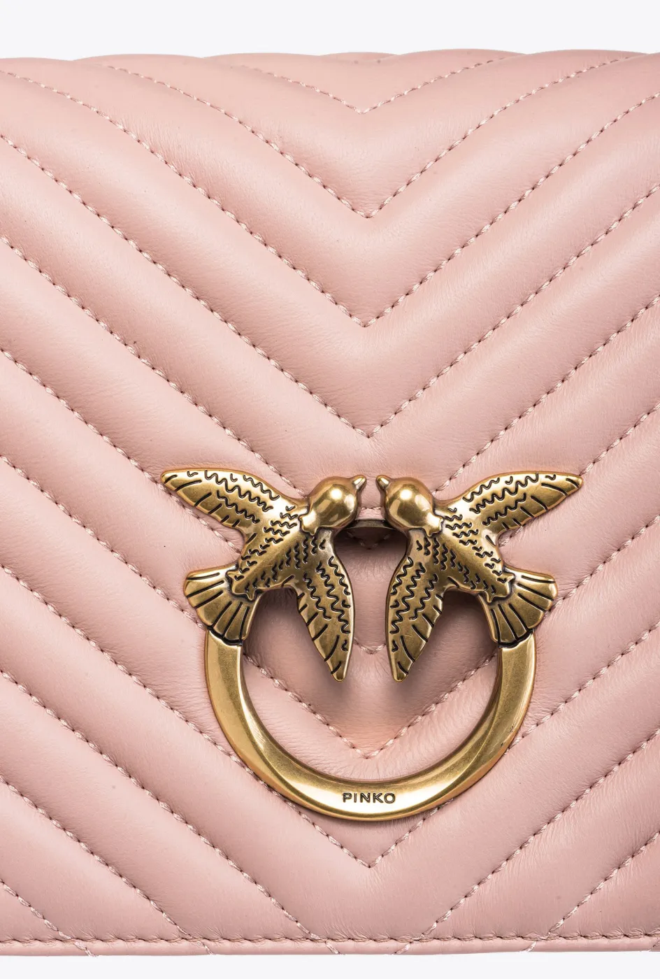 CLASSIC LOVE BAG CLICK CHEVRON – pink — фото 4