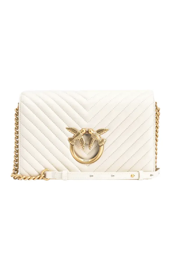 CLASSIC LOVE BAG CLICK CHEVRON – white
