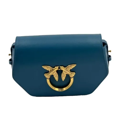 CLASSIC LOVE BAG CLICK EXAGON SIMPLY - blue/antique gold — фото 1