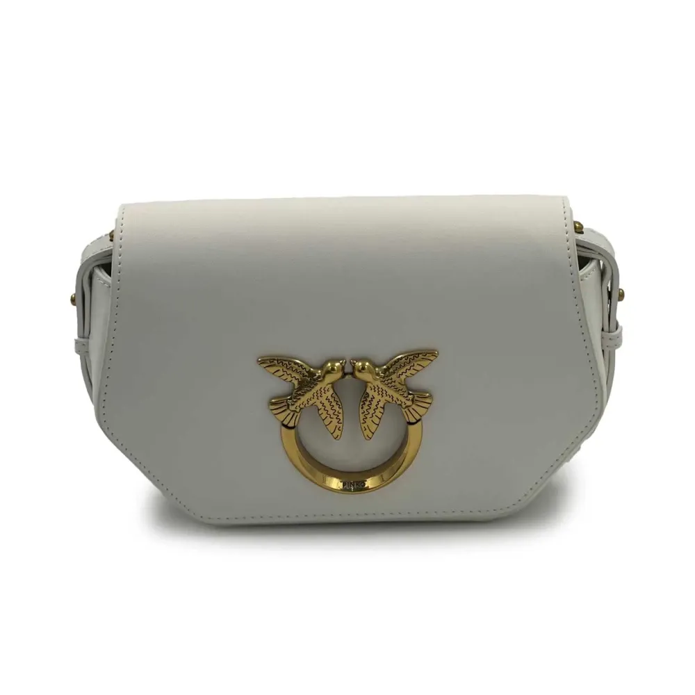 CLASSIC LOVE BAG CLICK EXAGON SIMPLY - white / antique gold — фото 1