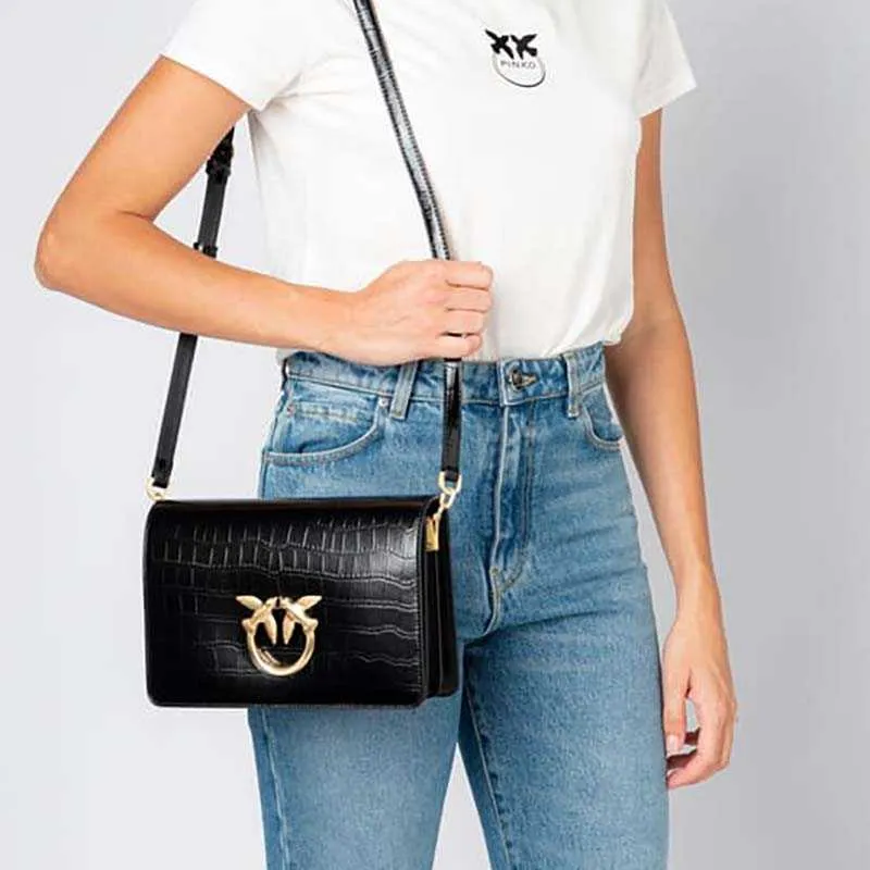 CLASSIC LOVE BAG CLICK PURE SHAPES – black — фото 3