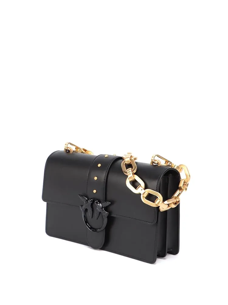 CLASSIC LOVE BAG ICON MAXI CHAIN – black — фото 4