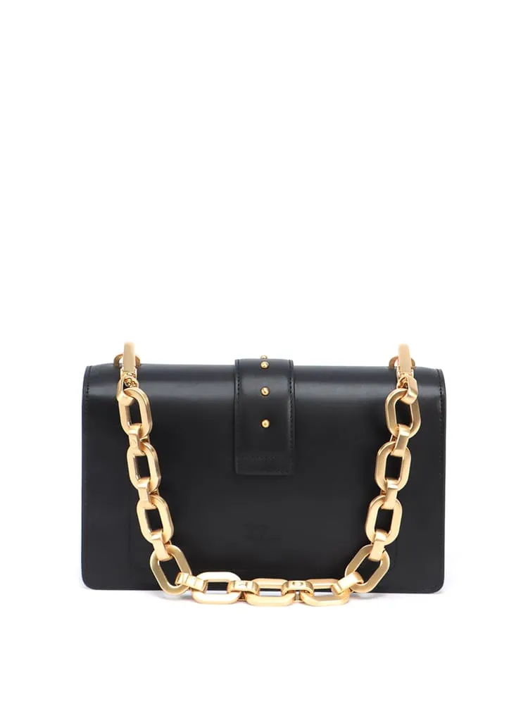 CLASSIC LOVE BAG ICON MAXI CHAIN – black — фото 5