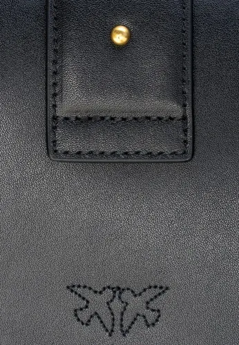 CLASSIC LOVE BAG ICON MAXI CHAIN – black — фото 7