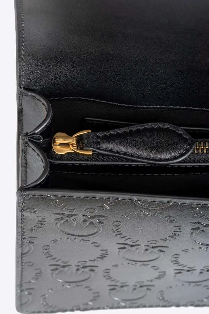 CLASSIC LOVE BAG ICON NEW MONOGRAM - black — фото 4