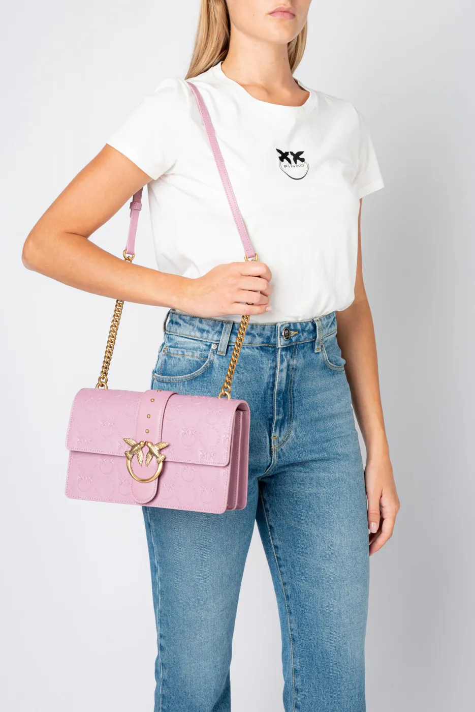 CLASSIC LOVE BAG ICON NEW MONOGRAM - pink — фото 4