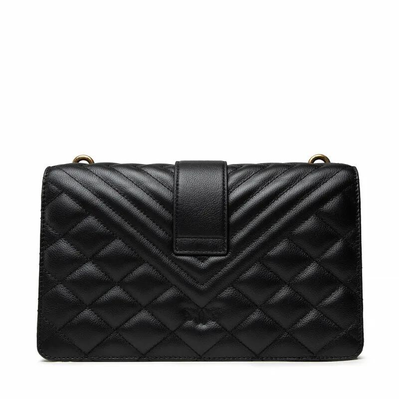 CLASSIC LOVE BAG ICON V QUILT MIX - black — фото 2