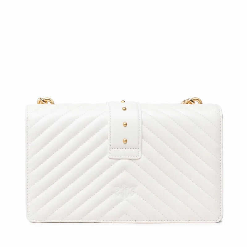 CLASSIC LOVE BAG ICON V QUILT – white — фото 3