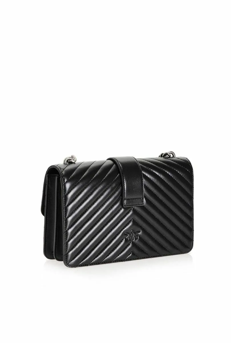 CLASSIC LOVE BAG MIX - black/silver — фото 3