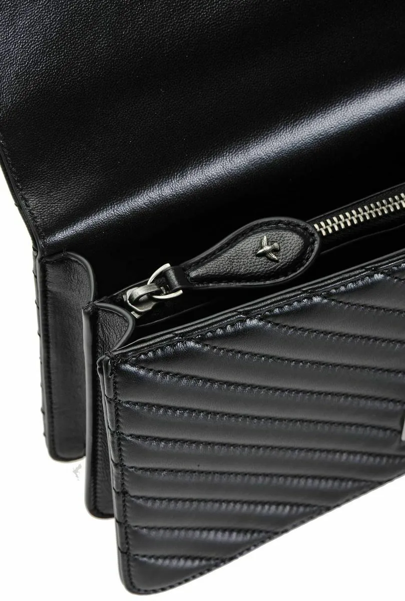 CLASSIC LOVE BAG MIX - black/silver — фото 4