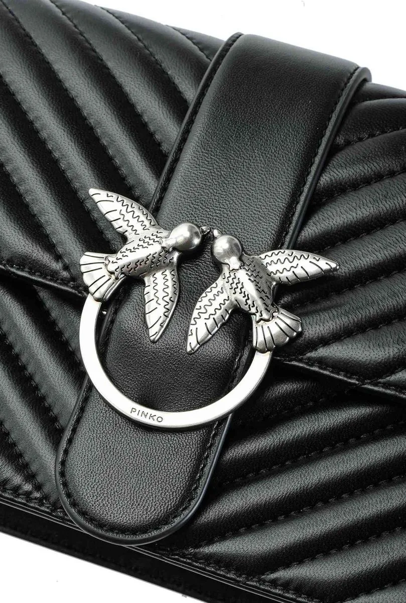 CLASSIC LOVE BAG MIX - black/silver — фото 6