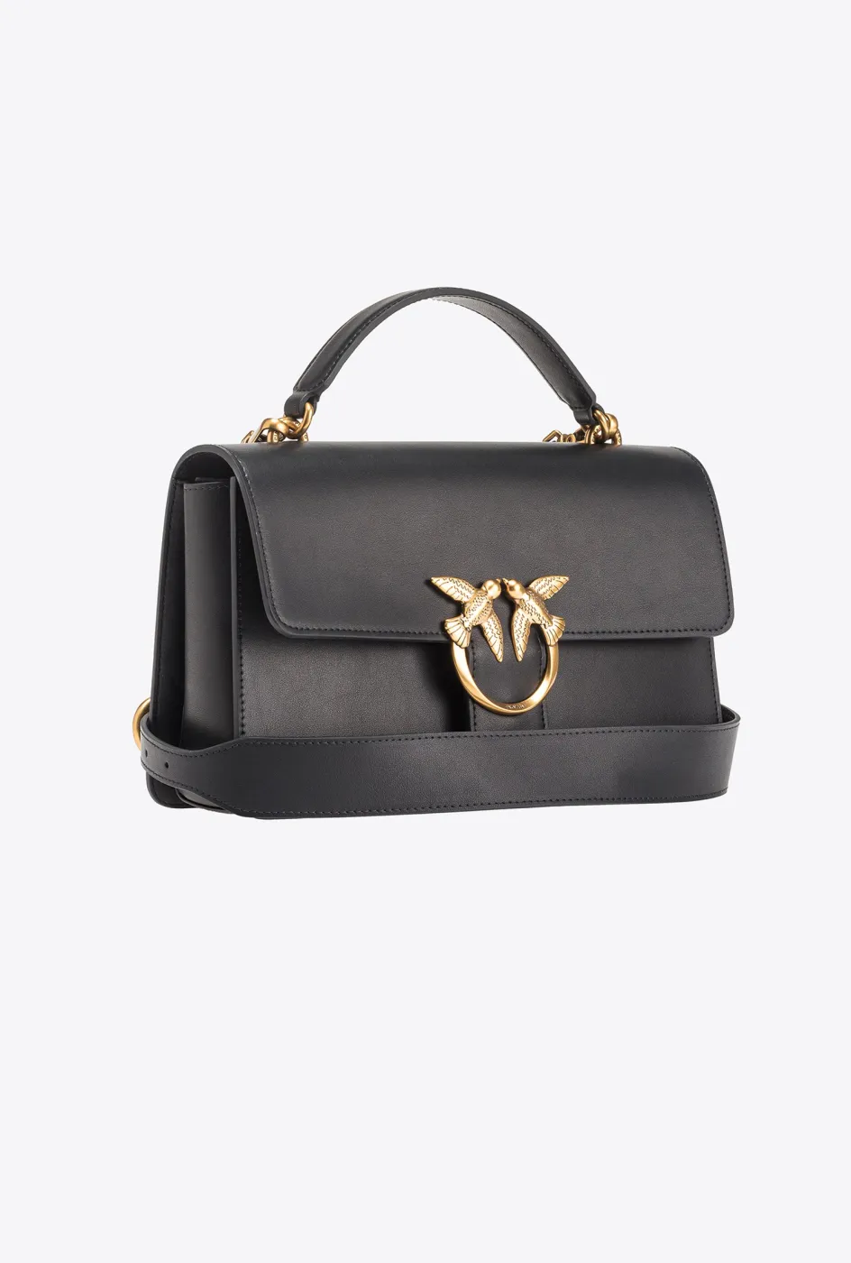 CLASSIC LOVE BAG ONE LIGHT - black/gold — фото 4