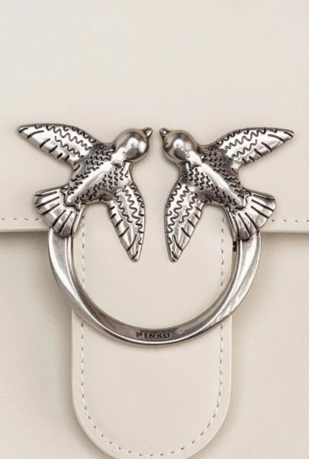 CLASSIC LOVE BAG ONE LIGHT - white/silver — фото 3