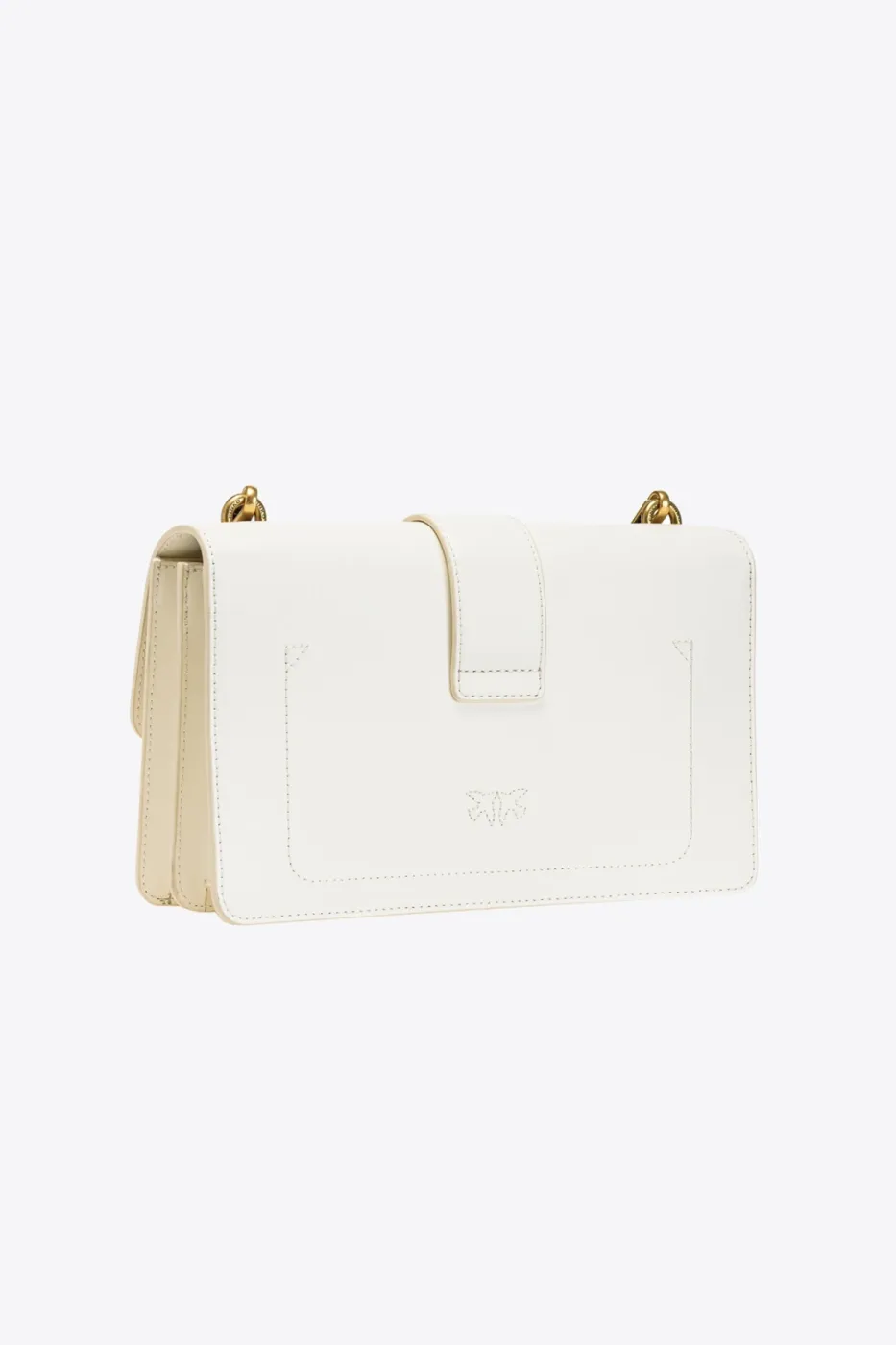 CLASSIC LOVE BAG ONE PAINTED STUDS - white — фото 4