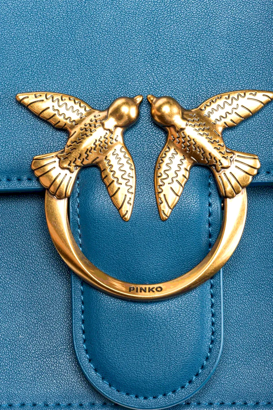 CLASSIC LOVE BAG ONE SIMPLY – teal-antique gold — фото 4