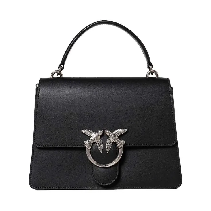 CLASSIC LOVE BAG ONE TOP HANDLE LIGHT SIMPLY – black-silver — фото 1