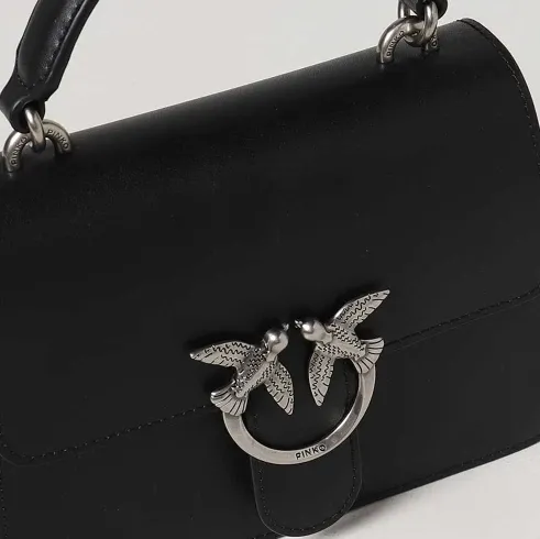 CLASSIC LOVE BAG ONE TOP HANDLE LIGHT SIMPLY – black-silver — фото 3