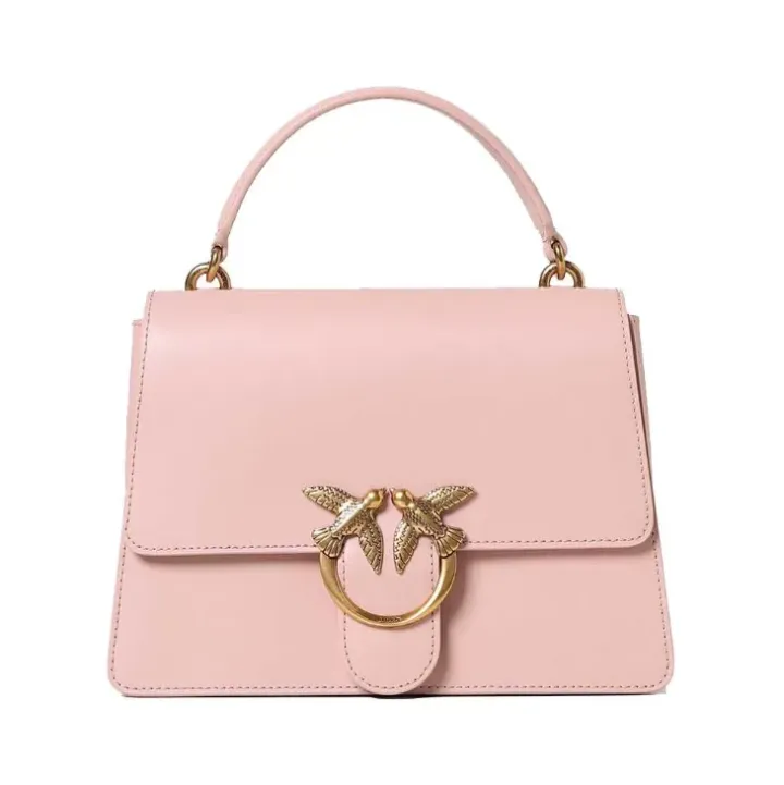 CLASSIC LOVE BAG ONE TOP HANDLE LIGHT SIMPLY – Powder/Gold