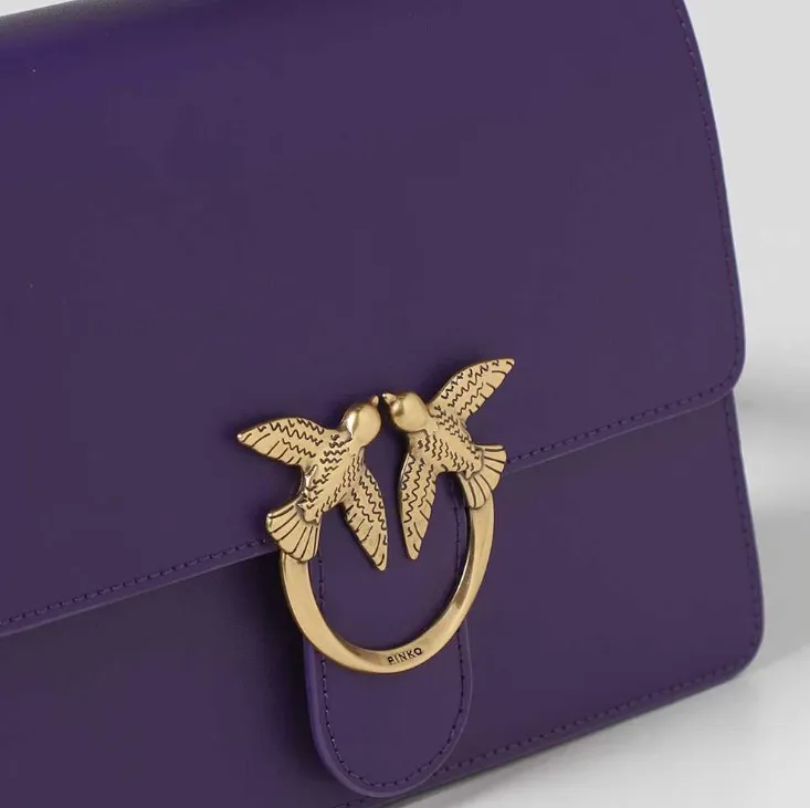 CLASSIC LOVE BAG ONE TOP HANDLE LIGHT SIMPLY – Purple/Gold — фото 3