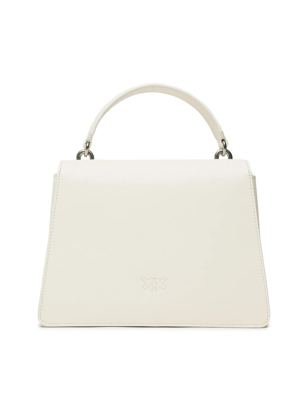 CLASSIC LOVE BAG ONE TOP HANDLE LIGHT SIMPLY - white-antique silver — фото 3