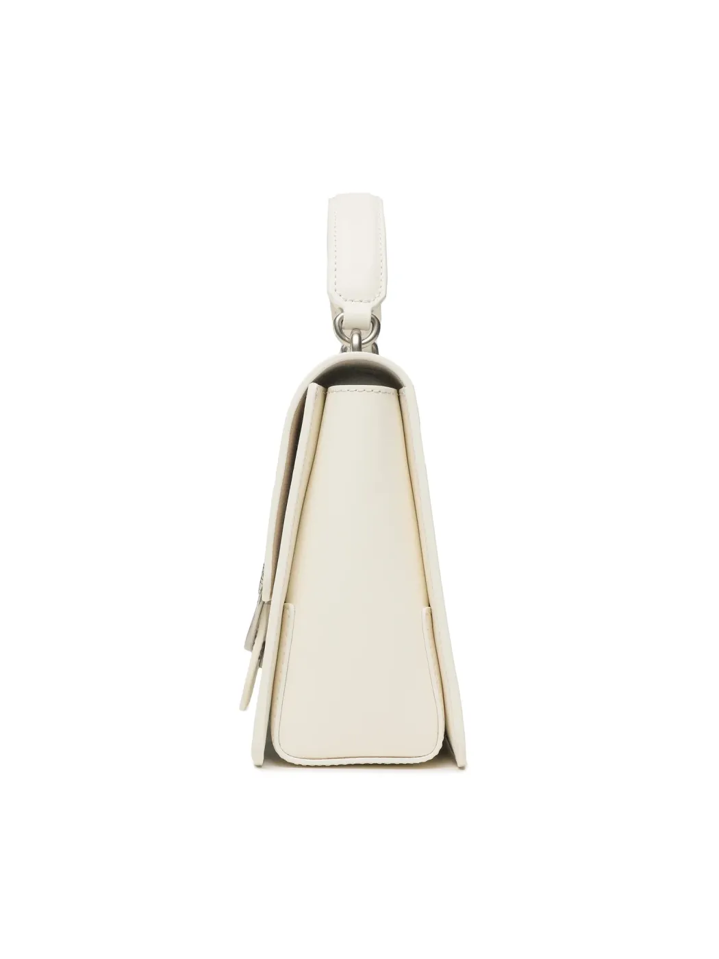 CLASSIC LOVE BAG ONE TOP HANDLE LIGHT SIMPLY - white-antique silver — фото 4
