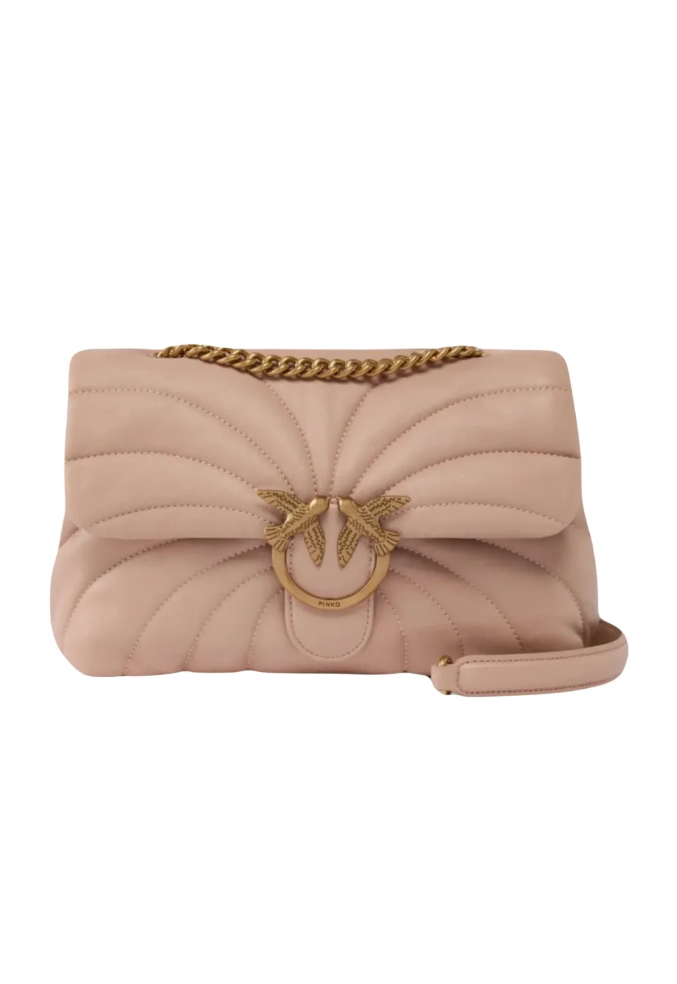 CLASSIC LOVE BAG PUFF LARGE BUTTERFLY QUILT - pink