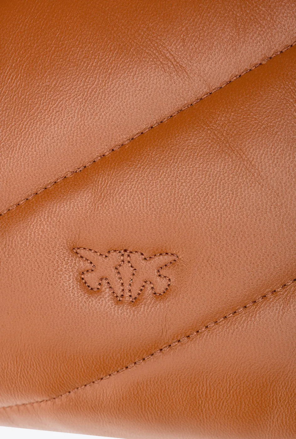 CLASSIC LOVE BAG PUFF MAXI QUILT - brown gold — фото 6