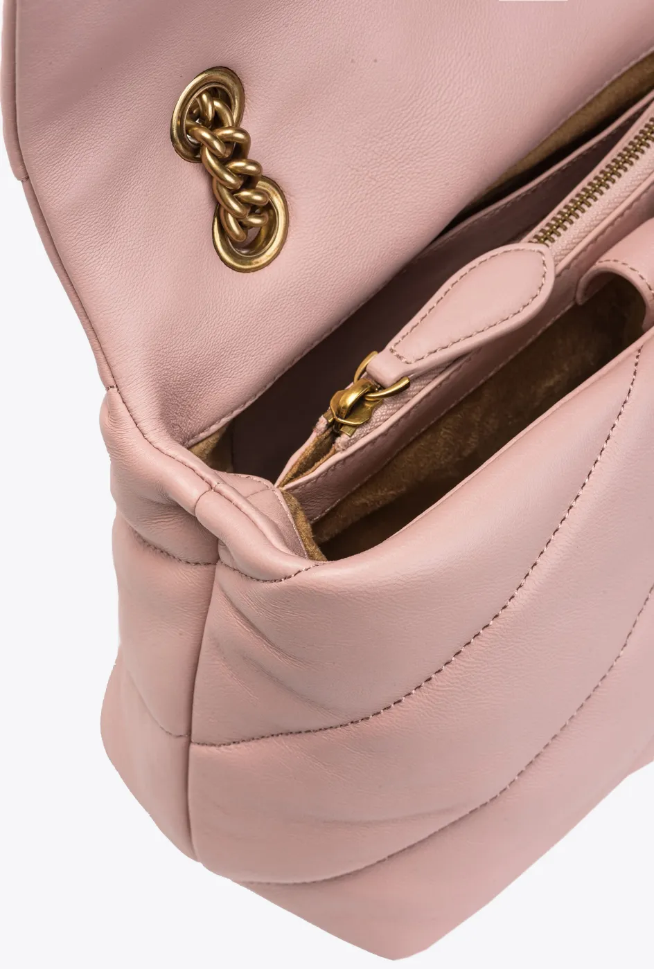 CLASSIC LOVE BAG PUFF MAXI QUILT – dusty pink — фото 5