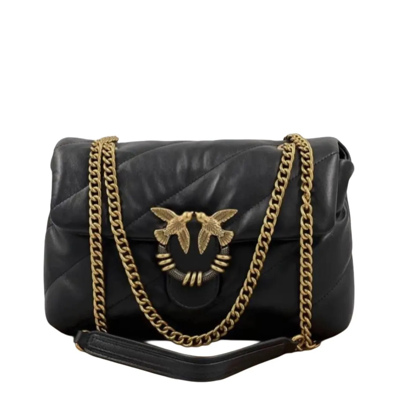 CLASSIC LOVE BAG PUFF MAXI QUILT JEWEL – black — фото 2