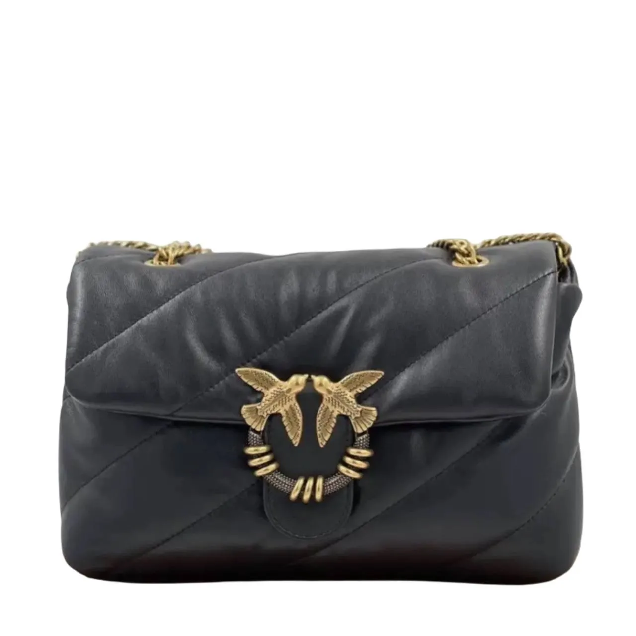 CLASSIC LOVE BAG PUFF MAXI QUILT JEWEL – black — фото 6