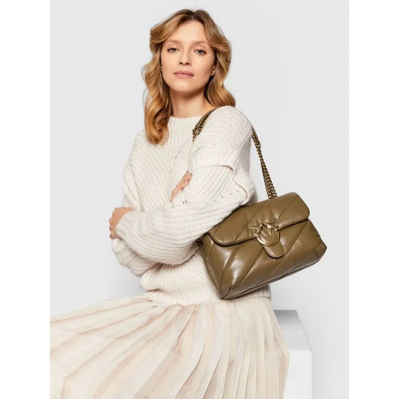 CLASSIC LOVE BAG PUFF MAXI QUILT – olive — фото 2