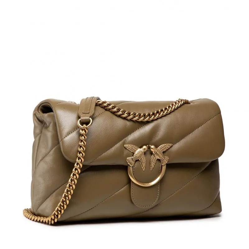 CLASSIC LOVE BAG PUFF MAXI QUILT – olive — фото 3