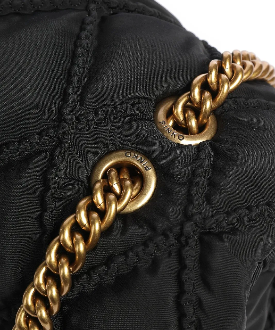 CLASSIC LOVE BAG PUFF MAXI QUILT PATCH - black — фото 5
