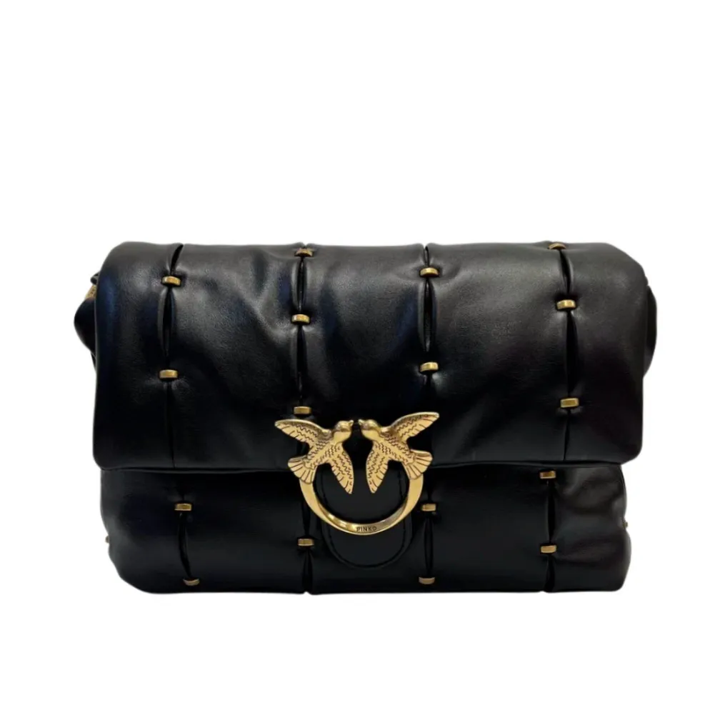 CLASSIC LOVE BAG PUFF PINCHED - black — фото 1