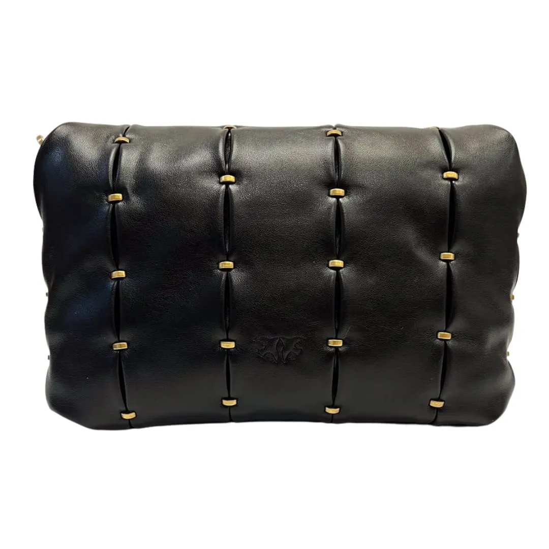 CLASSIC LOVE BAG PUFF PINCHED – black — фото 2