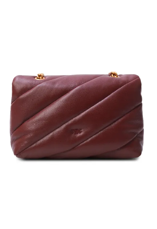 CLASSIC LOVE BAG PUFF QUILT - bordeaux — фото 3