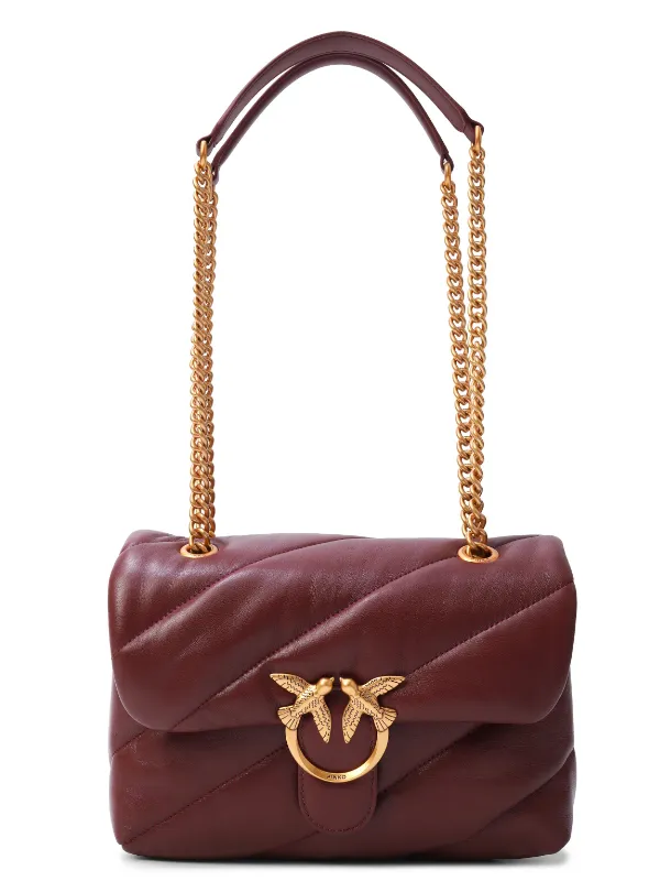 CLASSIC LOVE BAG PUFF QUILT - bordeaux — фото 7