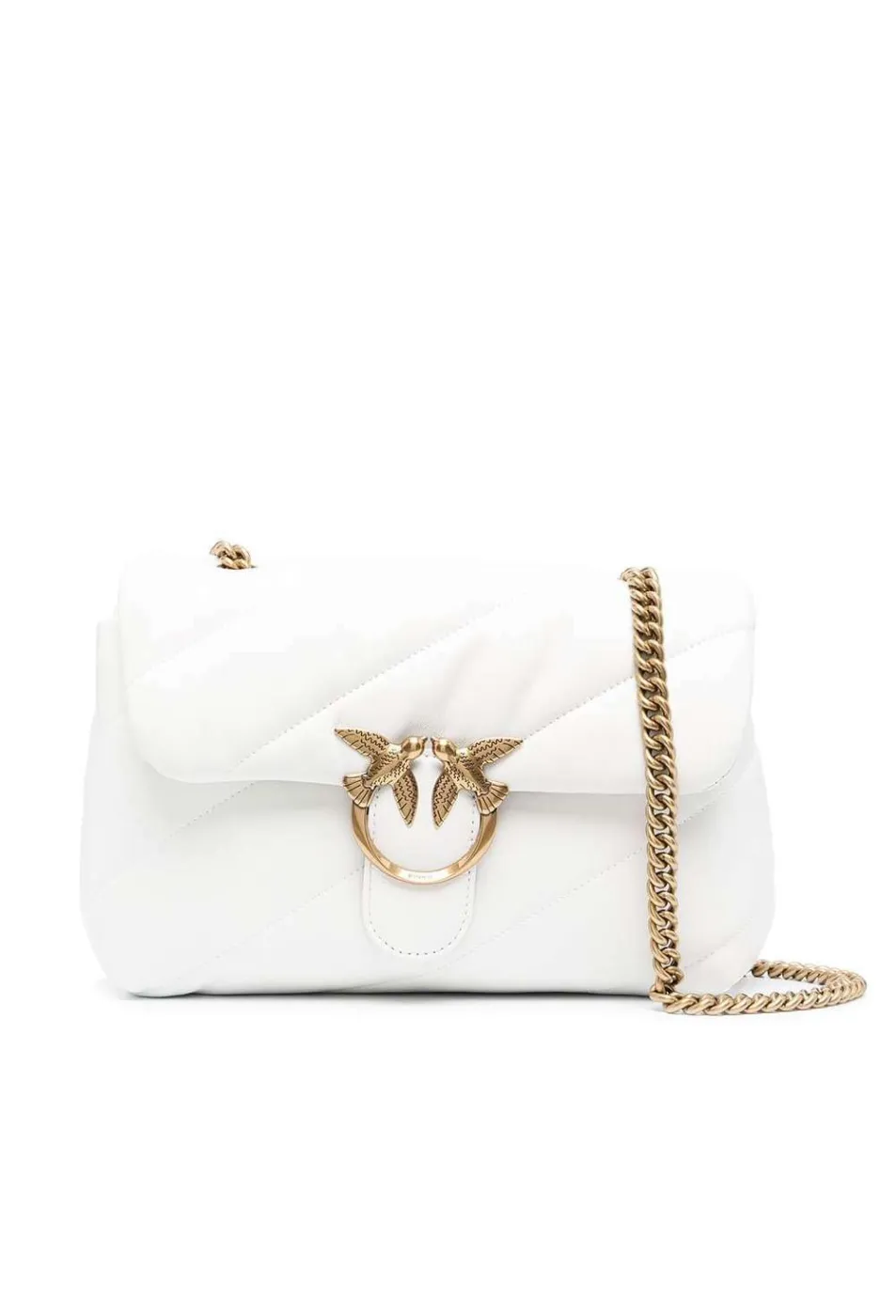 CLASSIC LOVE BAG PUFF QUILT - white