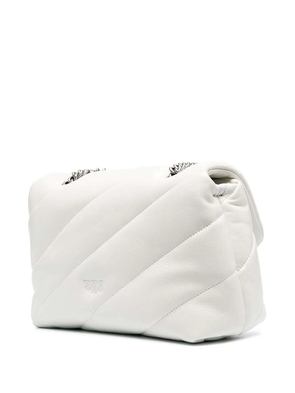 CLASSIC LOVE BAG PUFF QUILT - white — фото 3