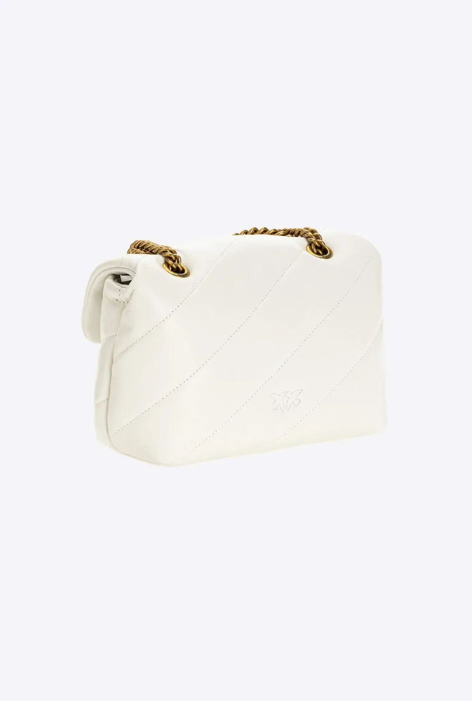 CLASSIC LOVE BAG PUFF QUILT - white — фото 4