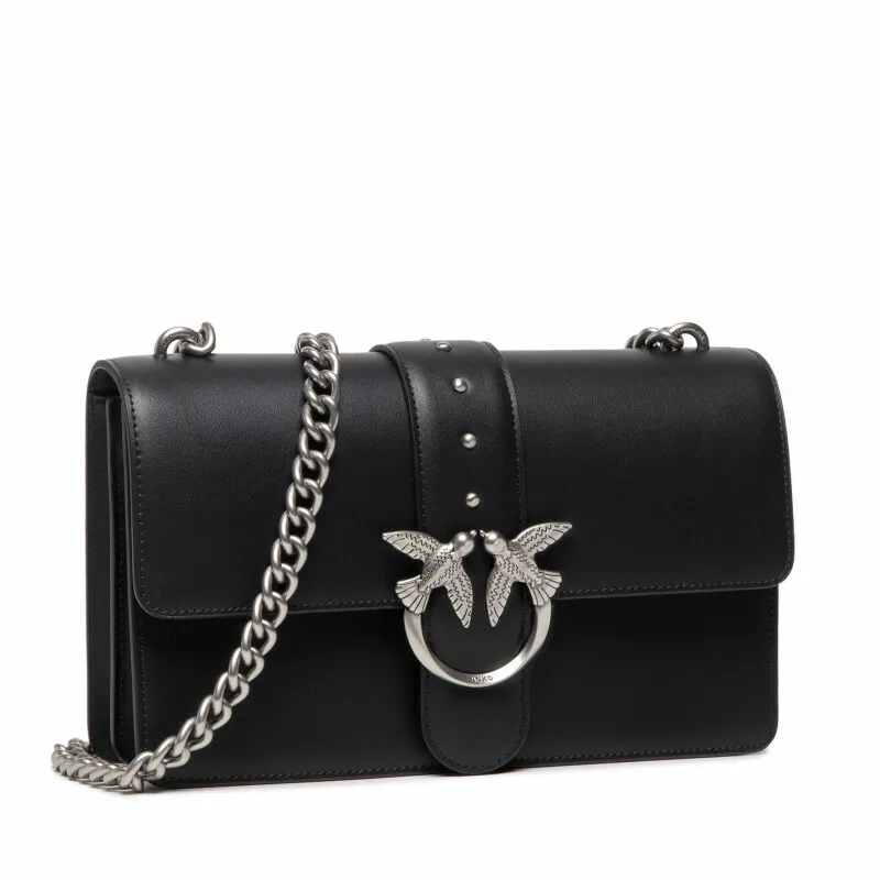 CLASSIC LOVE BAG SIMPLY – black/silver — фото 3
