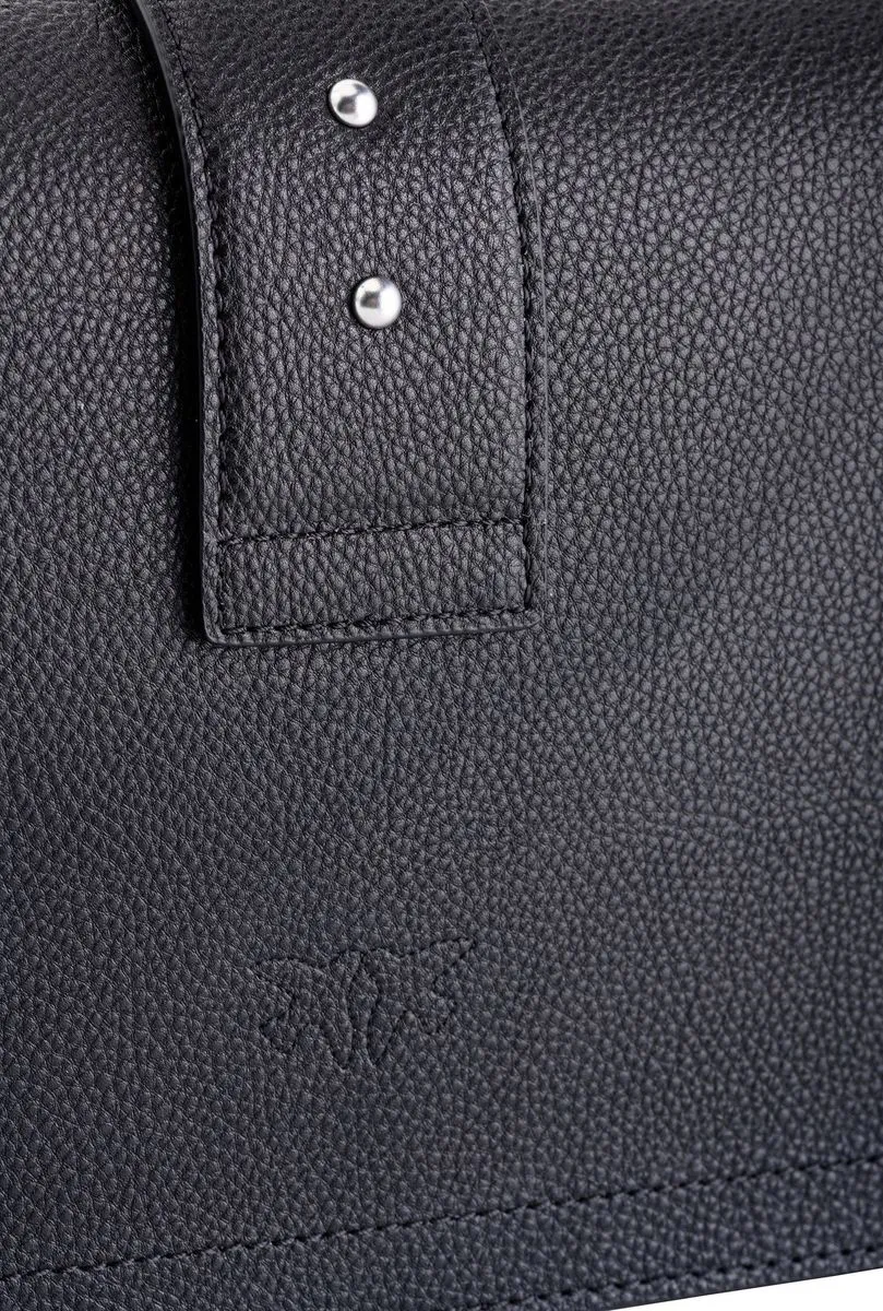 CLASSIC LOVE BAG SIMPLY ROUGH - black — фото 6