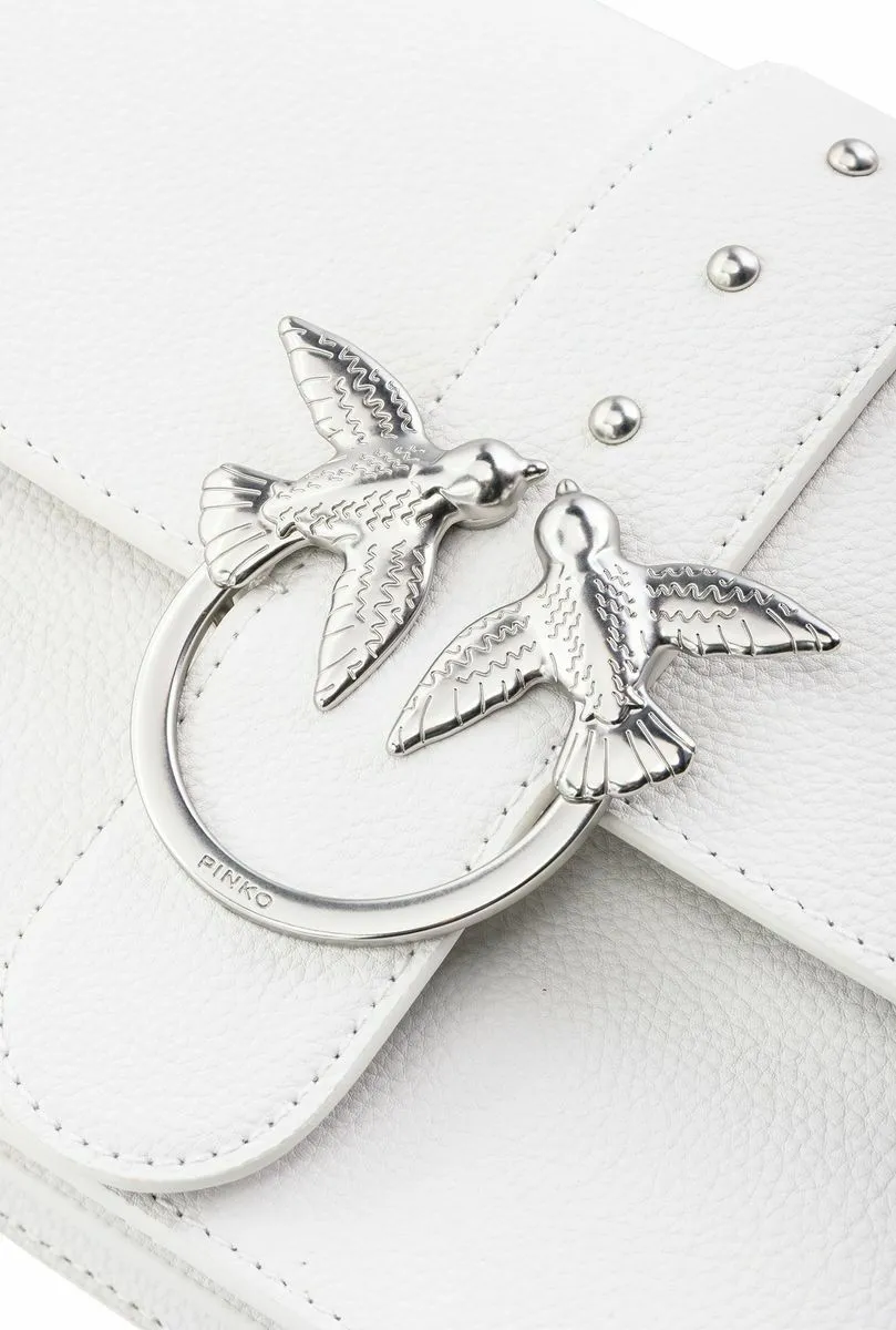 CLASSIC LOVE BAG SIMPLY ROUGH - white — фото 6