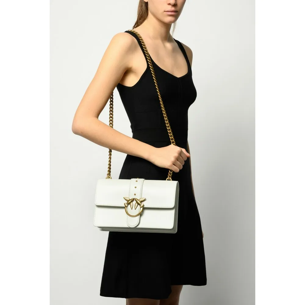 CLASSIC LOVE BAG SIMPLY – white/gold — фото 2