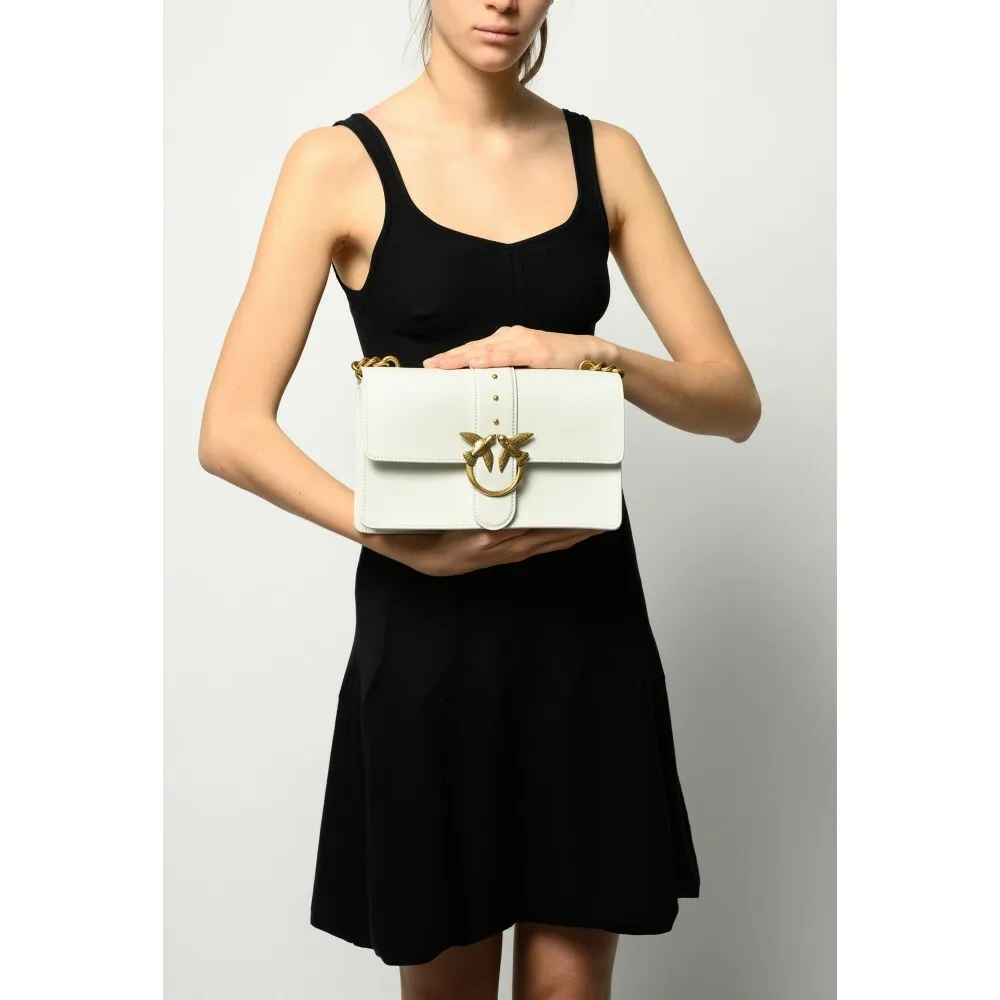 CLASSIC LOVE BAG SIMPLY – white/gold — фото 3